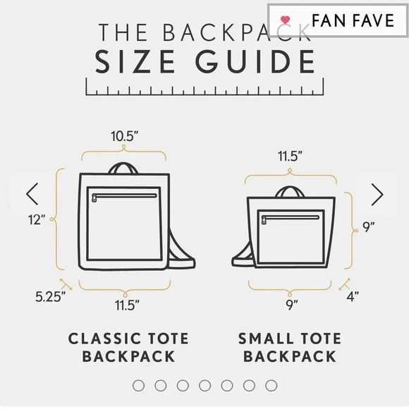 Portland Leather Classic Tote Backpack in Satsuma - Picture 6 of 6